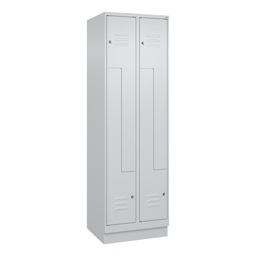 Z-Spind Schliessfachschrank C+P Classic PLUS (Lichtgrau, 30, mit 4 Türen)
