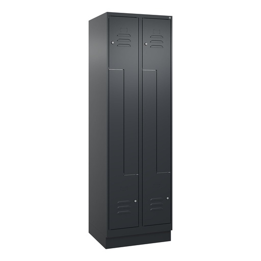 Z-Spind Schliessfachschrank C+P Classic PLUS (Anthrazit, 30, mit 4 Türen)