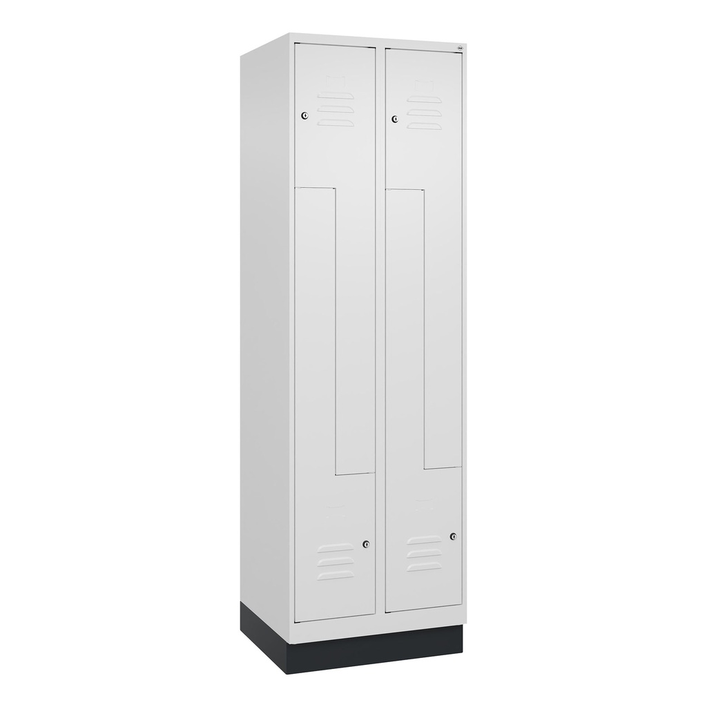 Z-Spind Schliessfachschrank C+P Classic PLUS (Weiss, 30, mit 4 Türen)