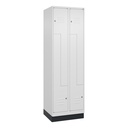Z-Spind Schliessfachschrank C+P Classic PLUS (Weiss, 30, mit 4 Türen)