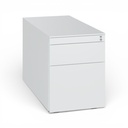 Stahl Rollcontainer C+P Asisto (Weiss, 78, mit Hängeregister & Stauraum)