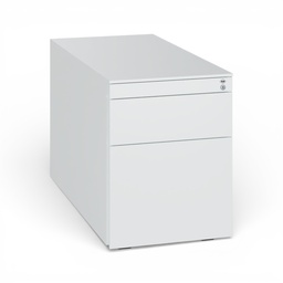 Stahl Rollcontainer C+P Asisto (Weiss, 78, mit Hängeregister & Stauraum)