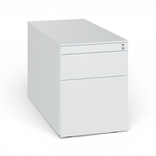 Stahl Rollcontainer C+P Asisto (Weiss, 78, mit Hängeregister & Stauraum)