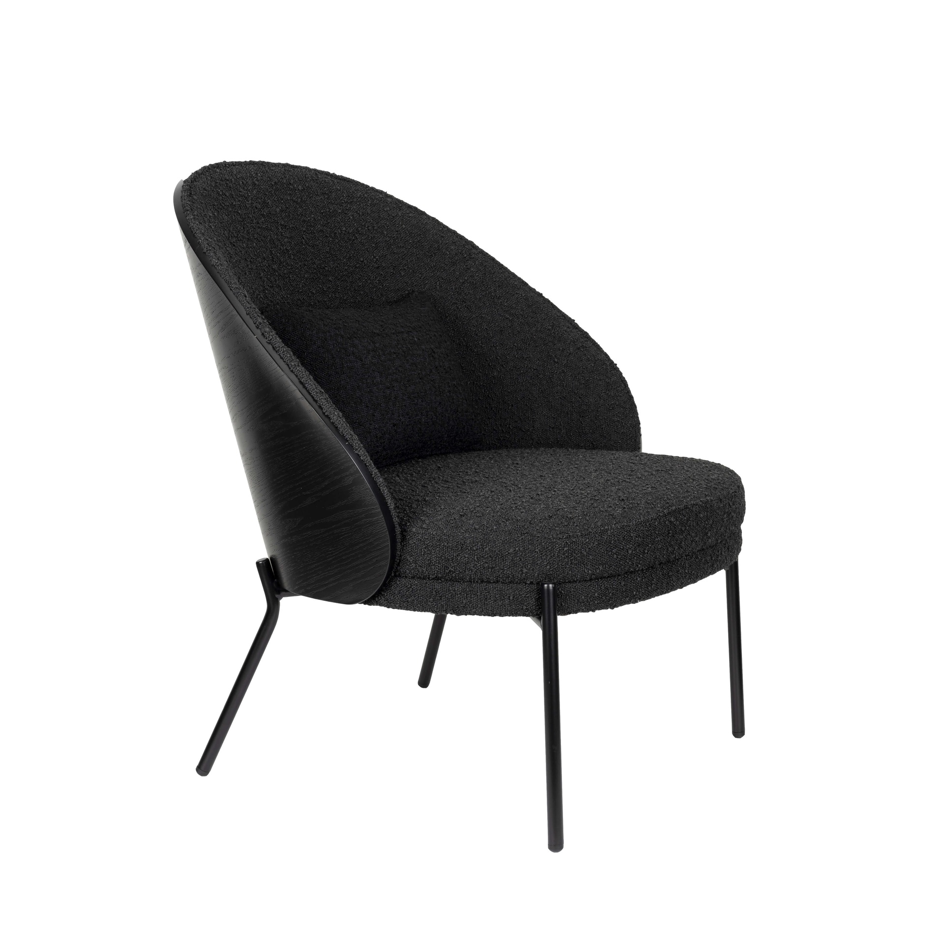 Fauteuil de salon Dutchbone Rodin Noir, Nouveau