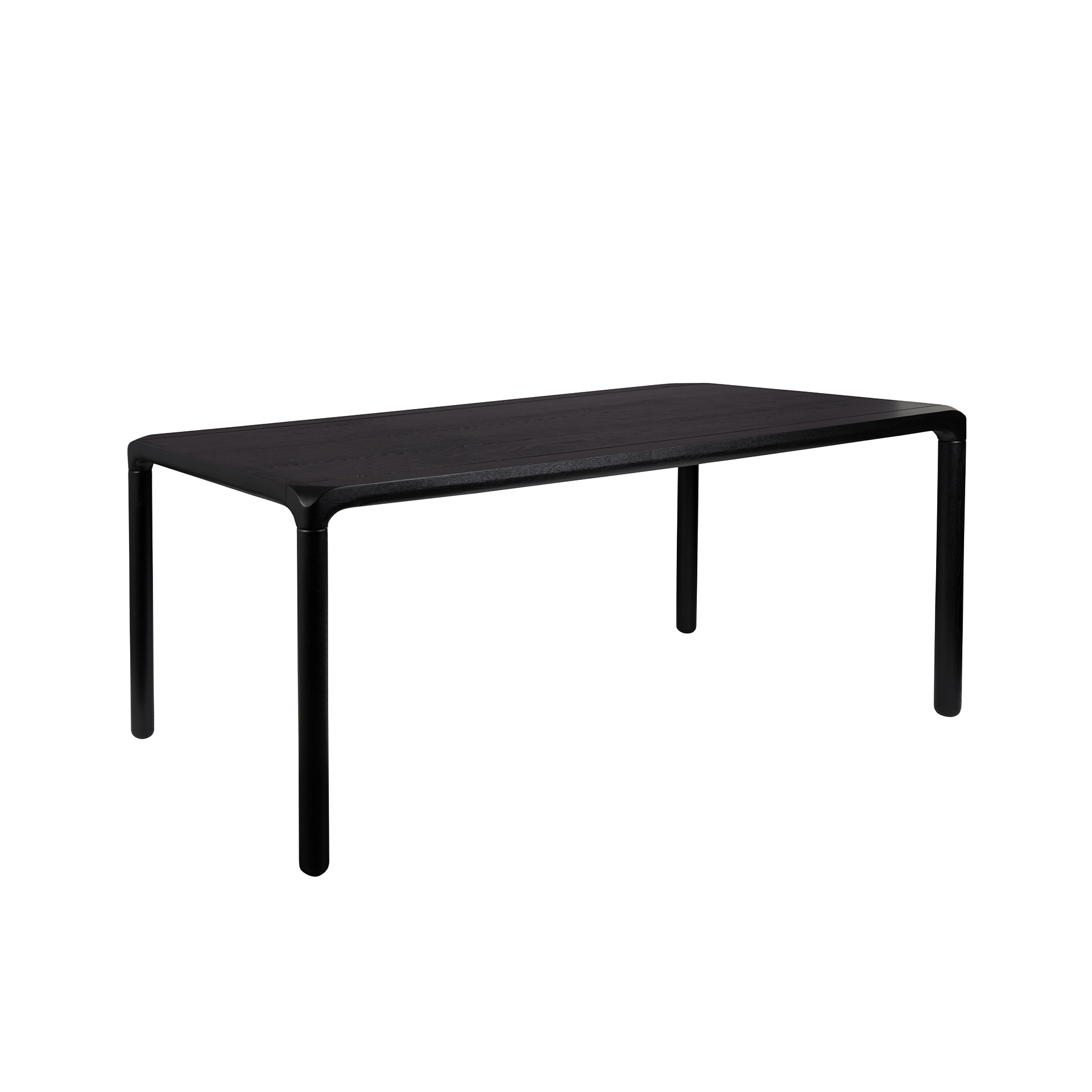 Table de salle à manger Zuiver Storm 220x90 cm, Noir, Rectangulaire, Nouveau Table - parfaite pour le café et le bistrot