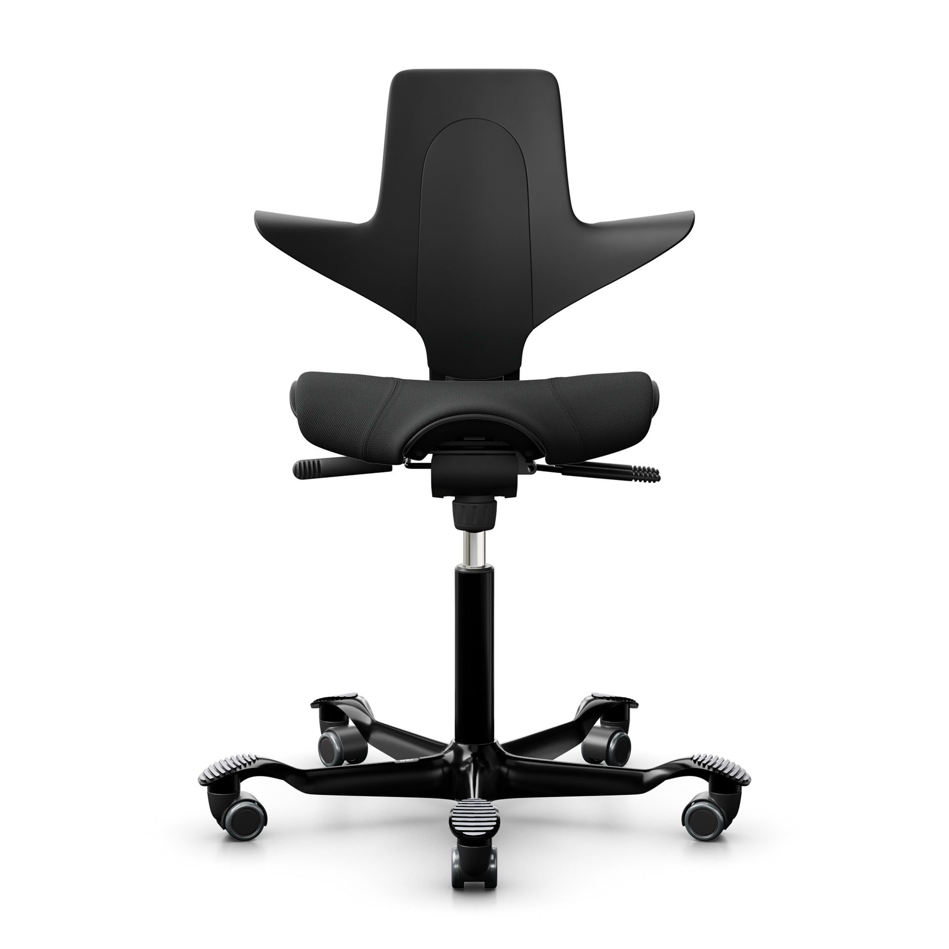 Image of Sattelstuhl HAG Capisco Puls 8020, Schwarz/Schwarz, Neu, Ergonomischer Stuhl - ideal für flexibles Arbeiten
