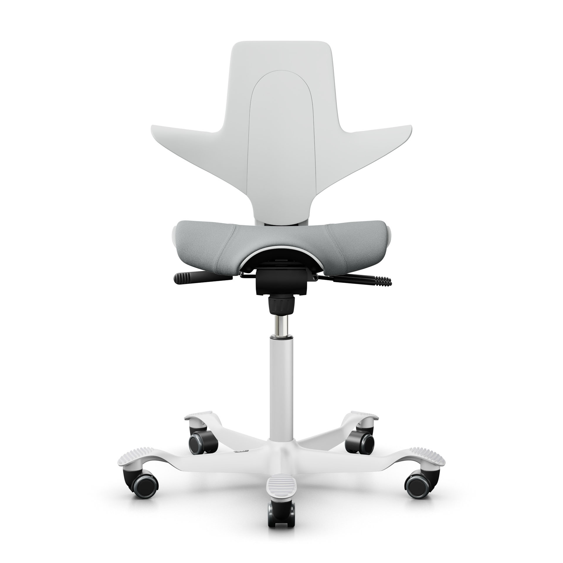 Image of Sattelstuhl HAG Capisco Puls 8020, Weiss/Weiss, Neu, Ergonomischer Stuhl - ideal für flexibles Arbeiten