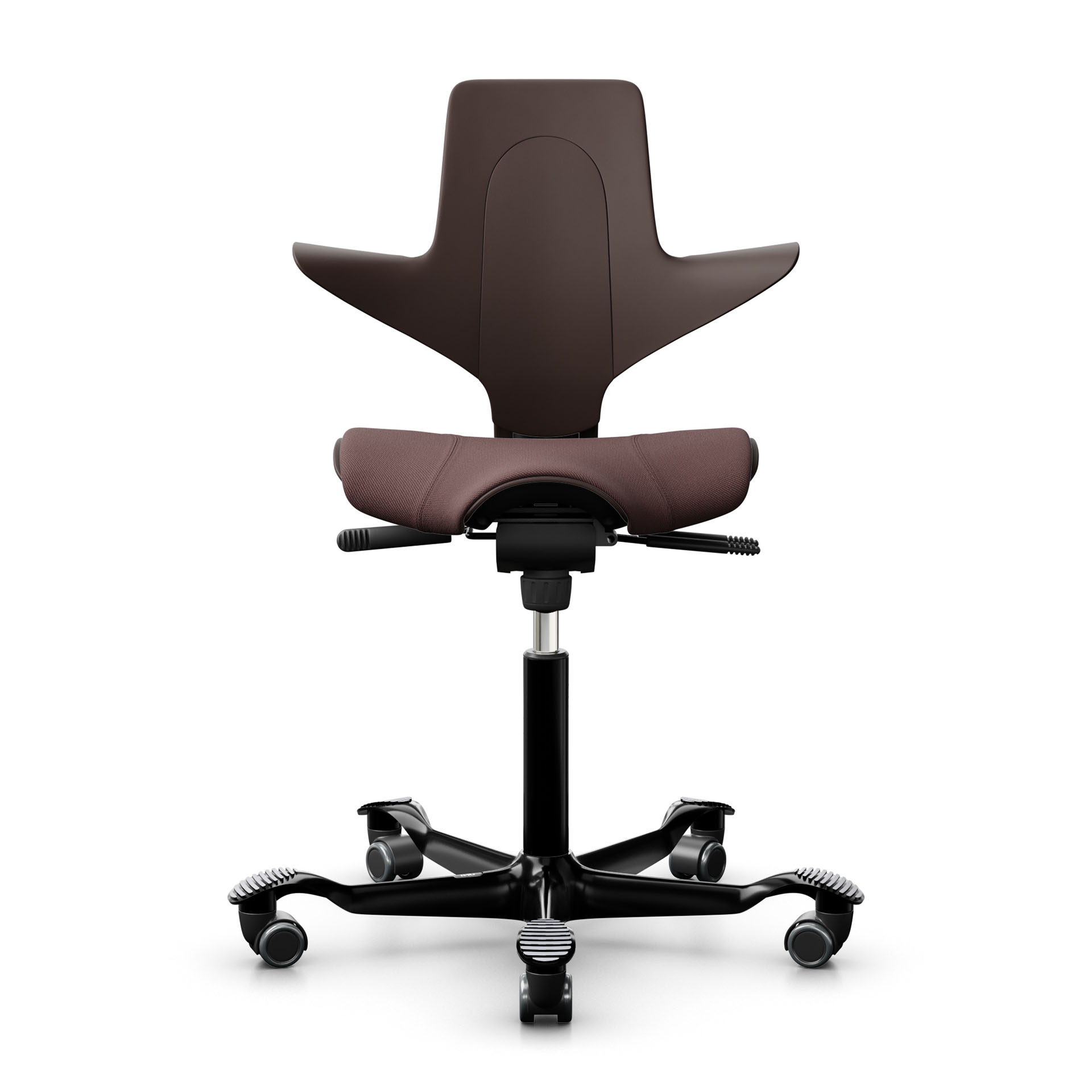 Image of Sattelstuhl HAG Capisco Puls 8020, Braun/Schwarz, Neu, Ergonomischer Stuhl - ideal für flexibles Arbeiten