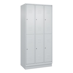 Garderobenspind C+P Classic PLUS (Neu, Lichtgrau, 30, mit 6 Türen)
