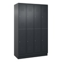 Garderobenspind C+P Classic PLUS (Anthrazit, 30, mit 8 Türen)