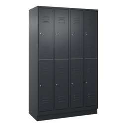Garderobenspind C+P Classic PLUS (Anthrazit, 30, mit 8 Türen)