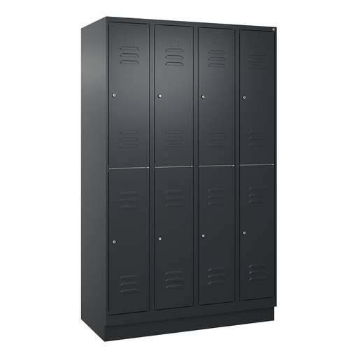 Garderobenspind C+P Classic PLUS (Anthrazit, 30, mit 8 Türen)