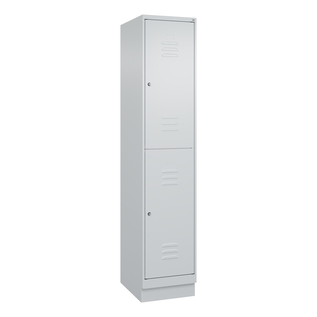 Garderobenspind C+P Classic PLUS (Lichtgrau, 40, mit 2 Türen)