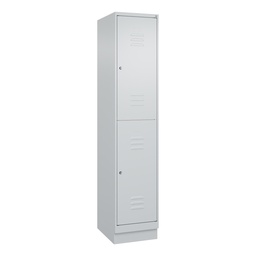 Garderobenspind C+P Classic PLUS (Lichtgrau, 40, mit 2 Türen)