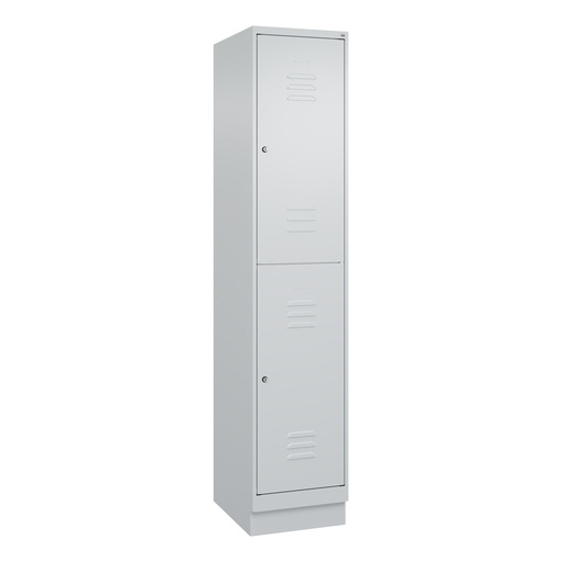 Garderobenspind C+P Classic PLUS (Lichtgrau, 40, mit 2 Türen)
