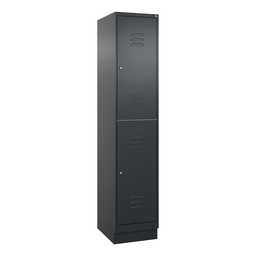 Garderobenspind C+P Classic PLUS (Anthrazit, 40, mit 2 Türen)