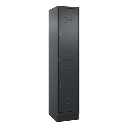 Garderobenspind C+P Classic PLUS (Anthrazit, 40, mit 2 Türen)