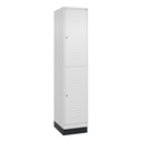 Garderobenspind C+P Classic PLUS (Weiss, 40, mit 2 Türen)