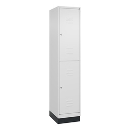 Garderobenspind C+P Classic PLUS (Weiss, 40, mit 2 Türen)