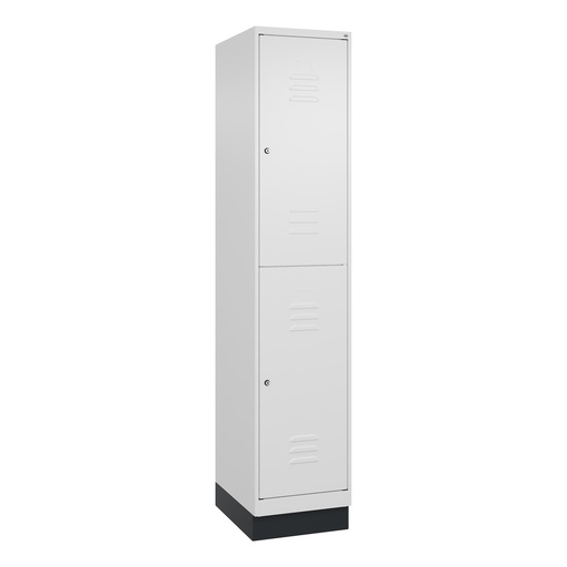Garderobenspind C+P Classic PLUS (Weiss, 40, mit 2 Türen)