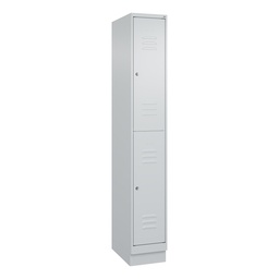 Garderobenspind C+P Classic PLUS (Lichtgrau, 30, mit 2 Türen)