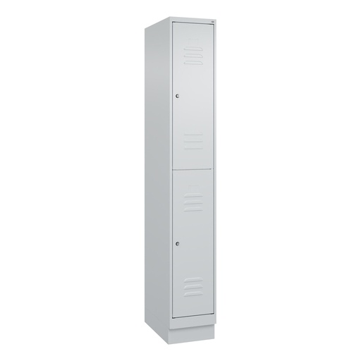 Garderobenspind C+P Classic PLUS (Lichtgrau, 30, mit 2 Türen)