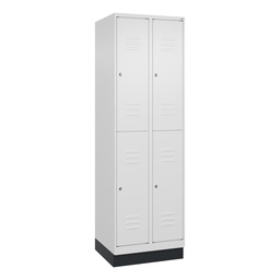 Garderobenspind C+P Classic PLUS (Neu, Weiss, 30, mit 4 Türen)