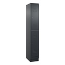 Garderobenspind C+P Classic PLUS (Anthrazit, 30, mit 2 Türen)
