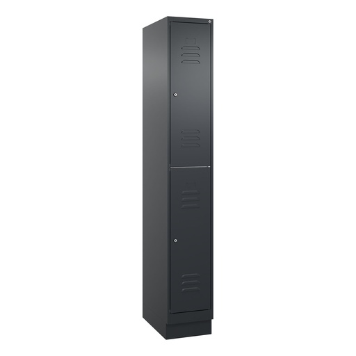 Garderobenspind C+P Classic PLUS (Anthrazit, 30, mit 2 Türen)