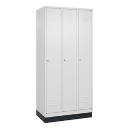 Garderobenspind C+P Classic PLUS (Weiss, 30, mit 3 Türen)