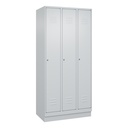 Garderobenspind C+P Classic PLUS (Lichtgrau, 30, mit 3 Türen)