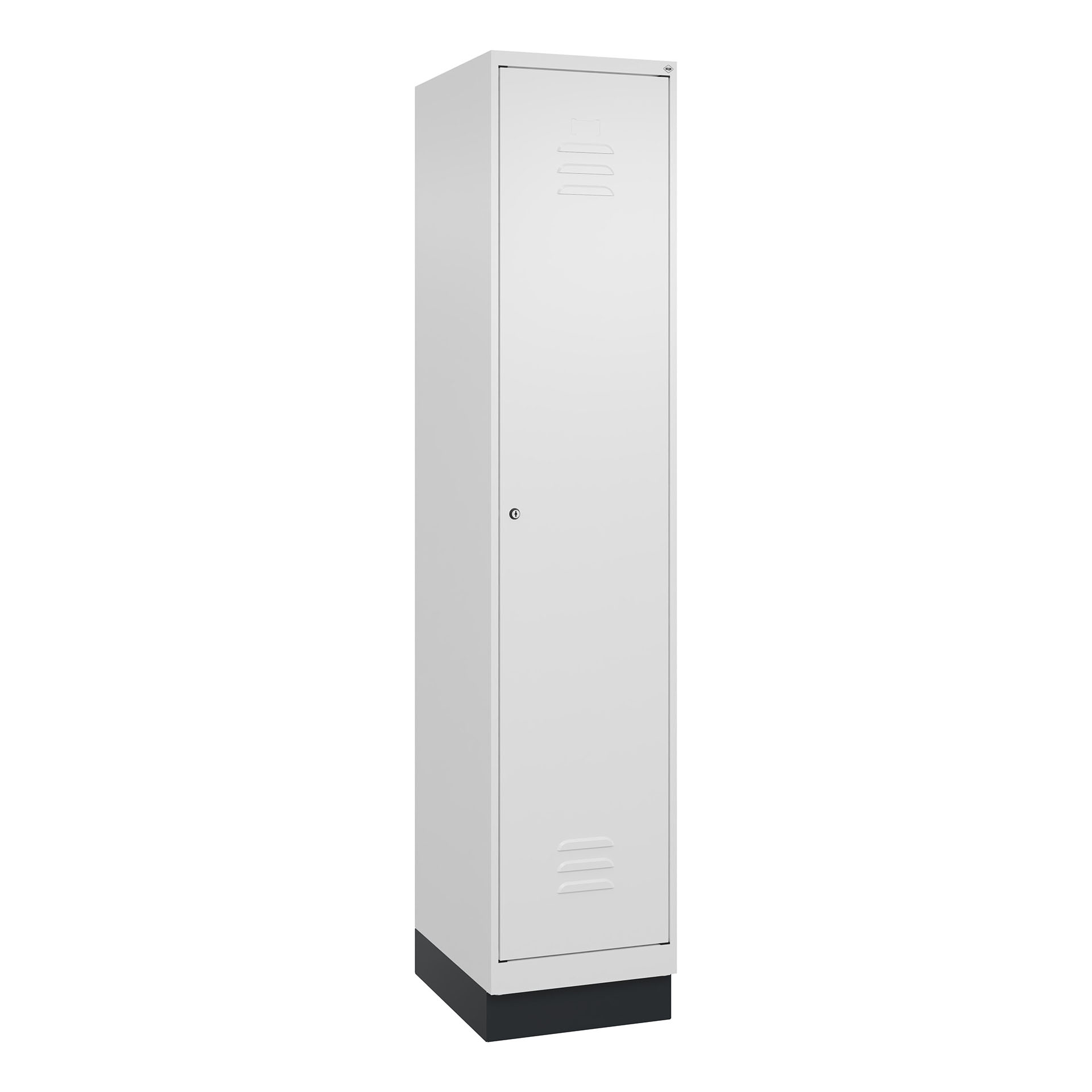 Image of Garderobenspind C+P Classic PLUS, Weiss, mit 1 Türe, mit Schlüssel, Neu Robust - ideal für Büro und Empfangsbereich