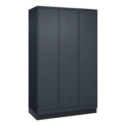 Garderobenspind C+P Classic PLUS (Anthrazit, 40, mit 3 Türen)
