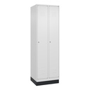 Garderobenspind C+P Classic PLUS (Weiss, 30, mit 2 Türen)