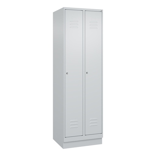 Garderobenspind C+P Classic PLUS (Lichtgrau, 30, mit 2 Türen)