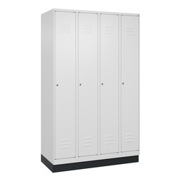 Garderobenspind C+P Classic PLUS (Weiss, 30, mit 4 Türen)
