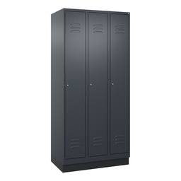 Garderobenspind C+P Classic PLUS (Anthrazit, 30, mit 3 Türen)