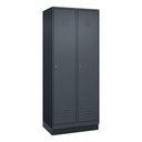 Garderobenspind C+P Classic PLUS (Anthrazit, 40, mit 2 Türen)
