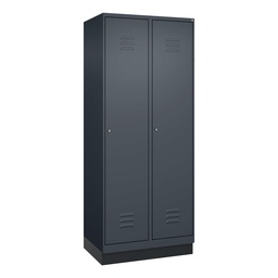 Garderobenspind C+P Classic PLUS (Anthrazit, 40, mit 2 Türen)