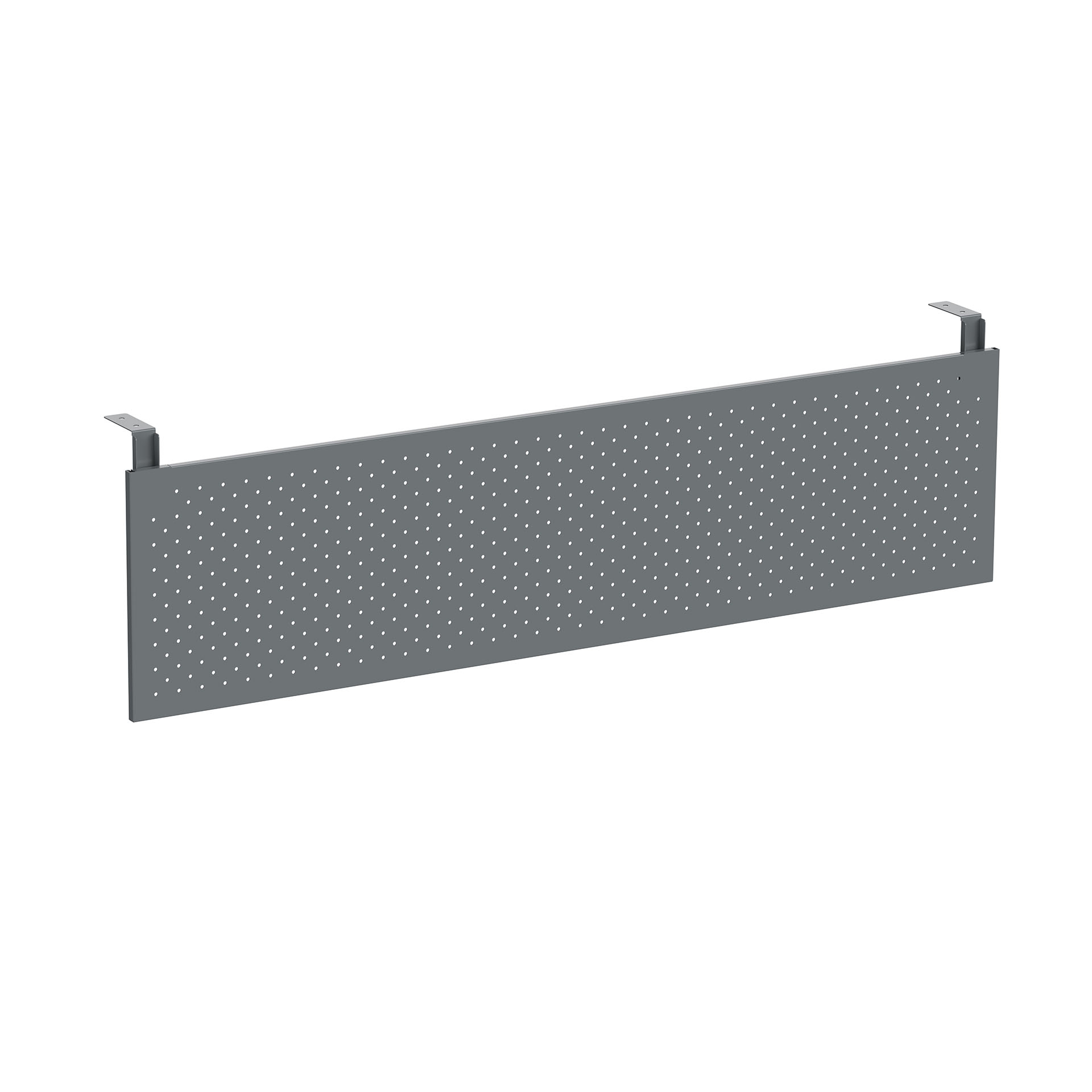 Image of Tischblende Aoke 120x40 cm, Silbergrau, Neu