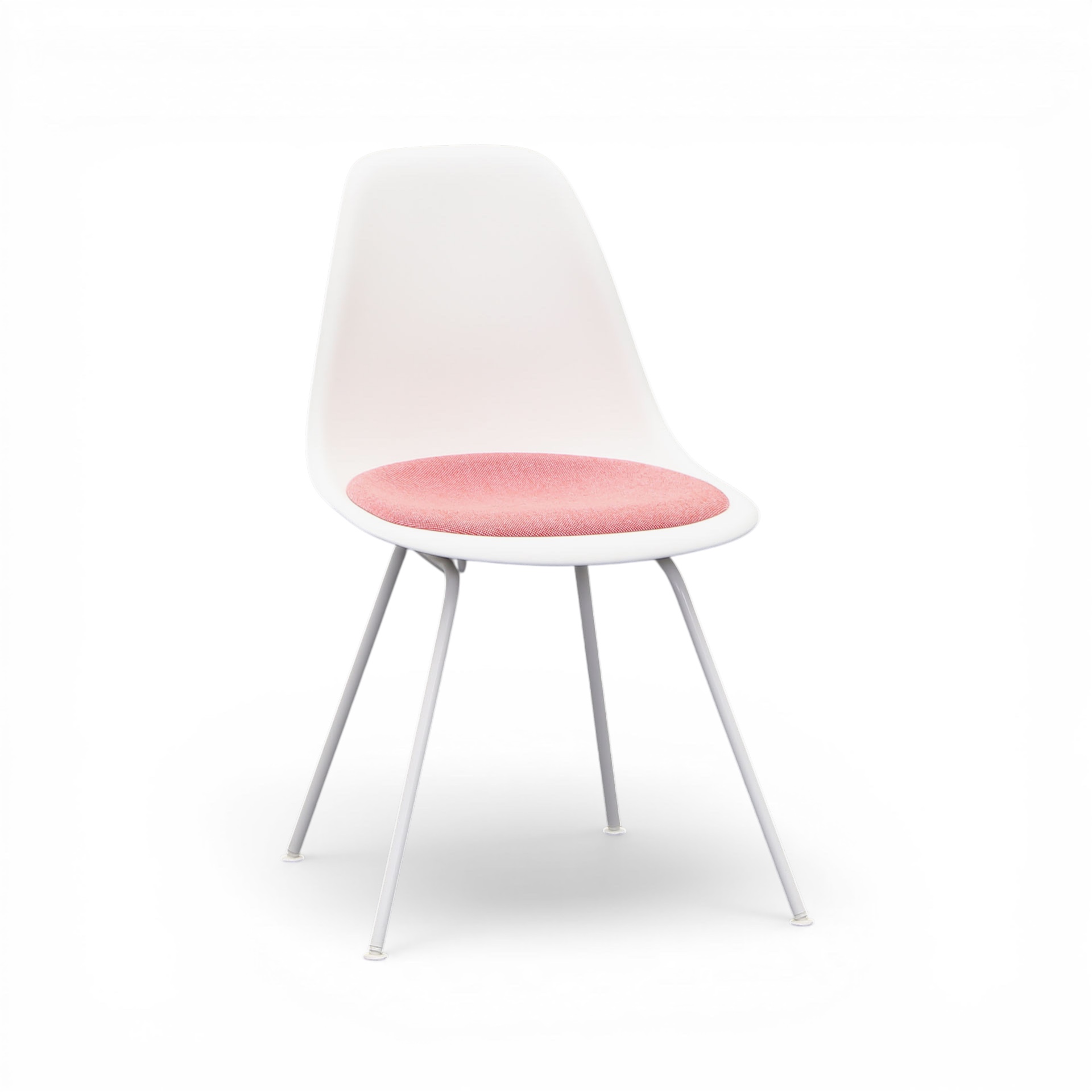 Vitra Eames Plastic Side Chair DSX Rouge, Normalement utilisé - Parfait pour une assise confortable