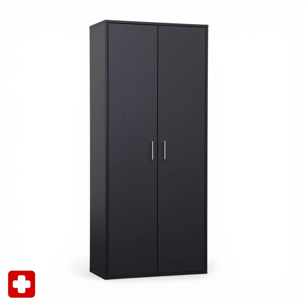 Flügeltürschrank Ergodata V-Max (Anthrazit, ohne Schliesszylinder)