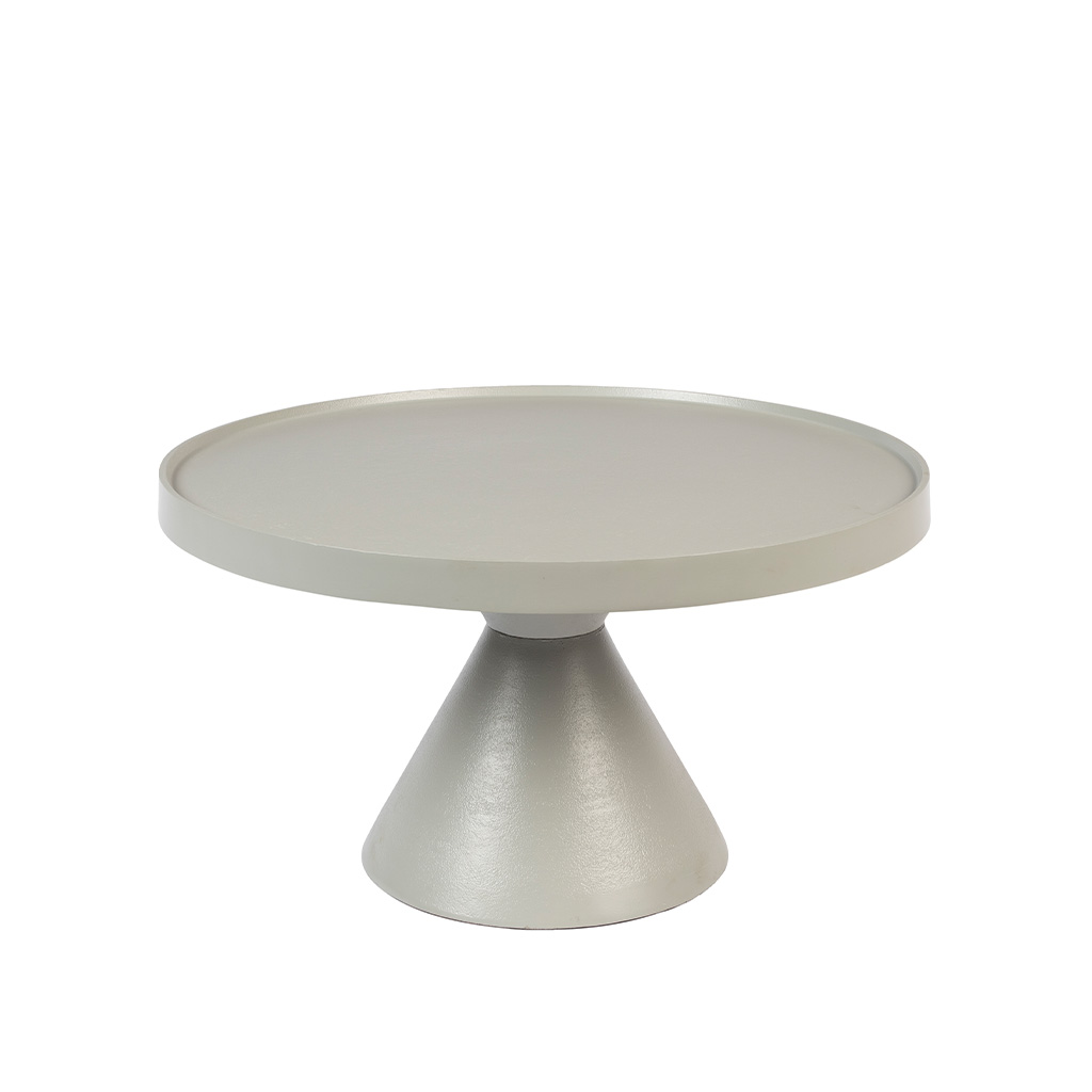 Image of Couchtisch Zuiver Floss 60x60 cm, Grau, Rund, Neu - Perfekt für Sofa und Lounge