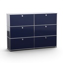 Highboard USM Haller (Blau, Normal gebraucht, mit Schlüssel)