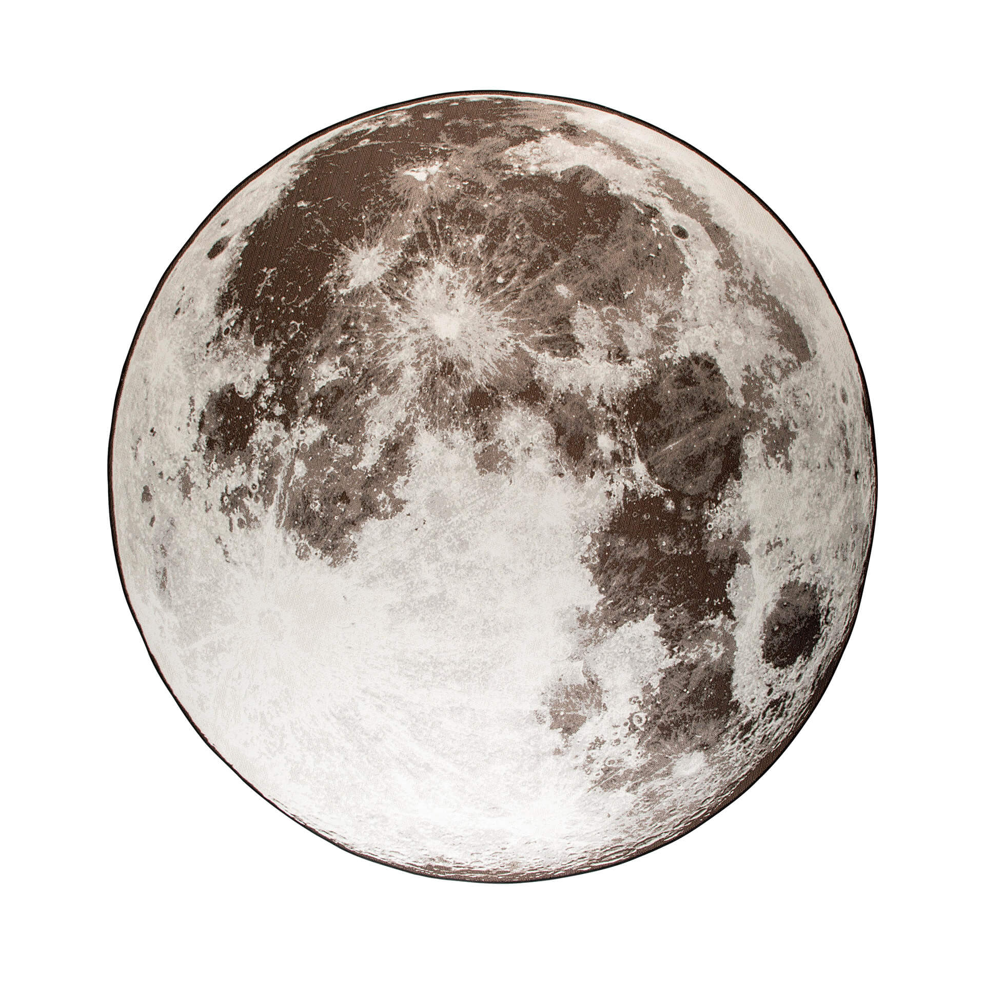 Tapis Zuiver Moon 280 x 280 cm, Gris, Nouveau