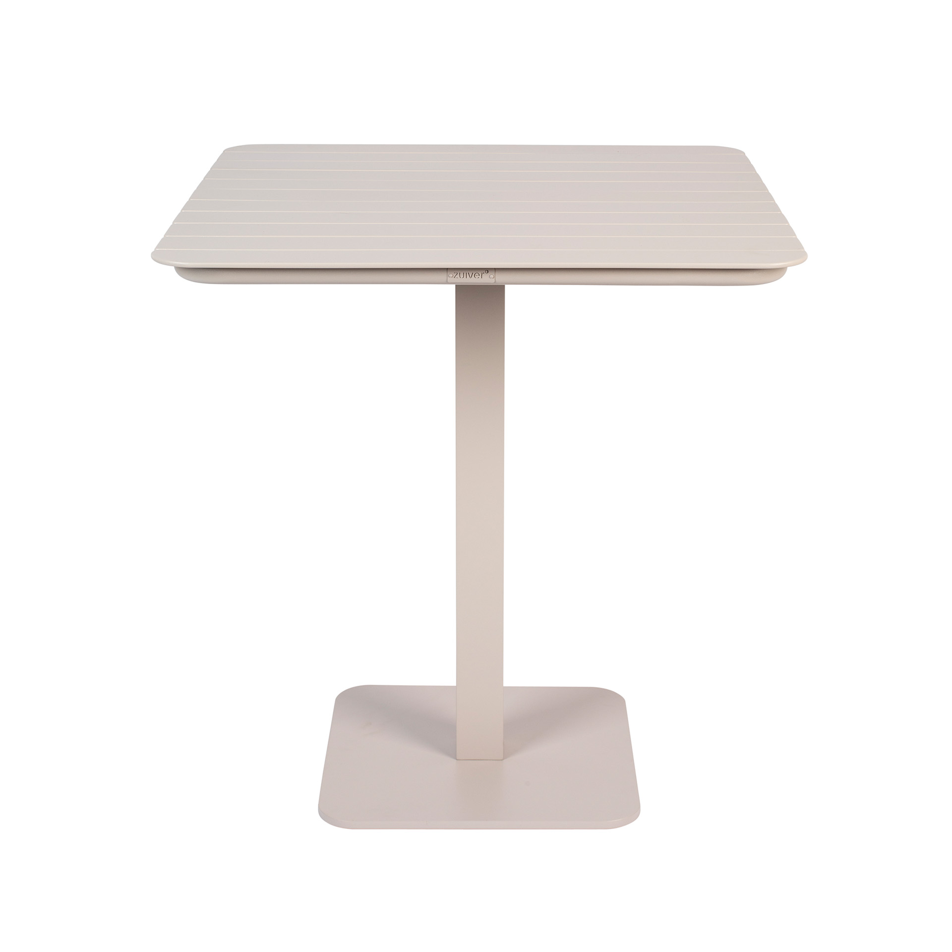Table de bistrot Zuiver Vondel 71x71 cm, Beige, Carré, Nouveau Table - parfaite pour le café et le bistrot