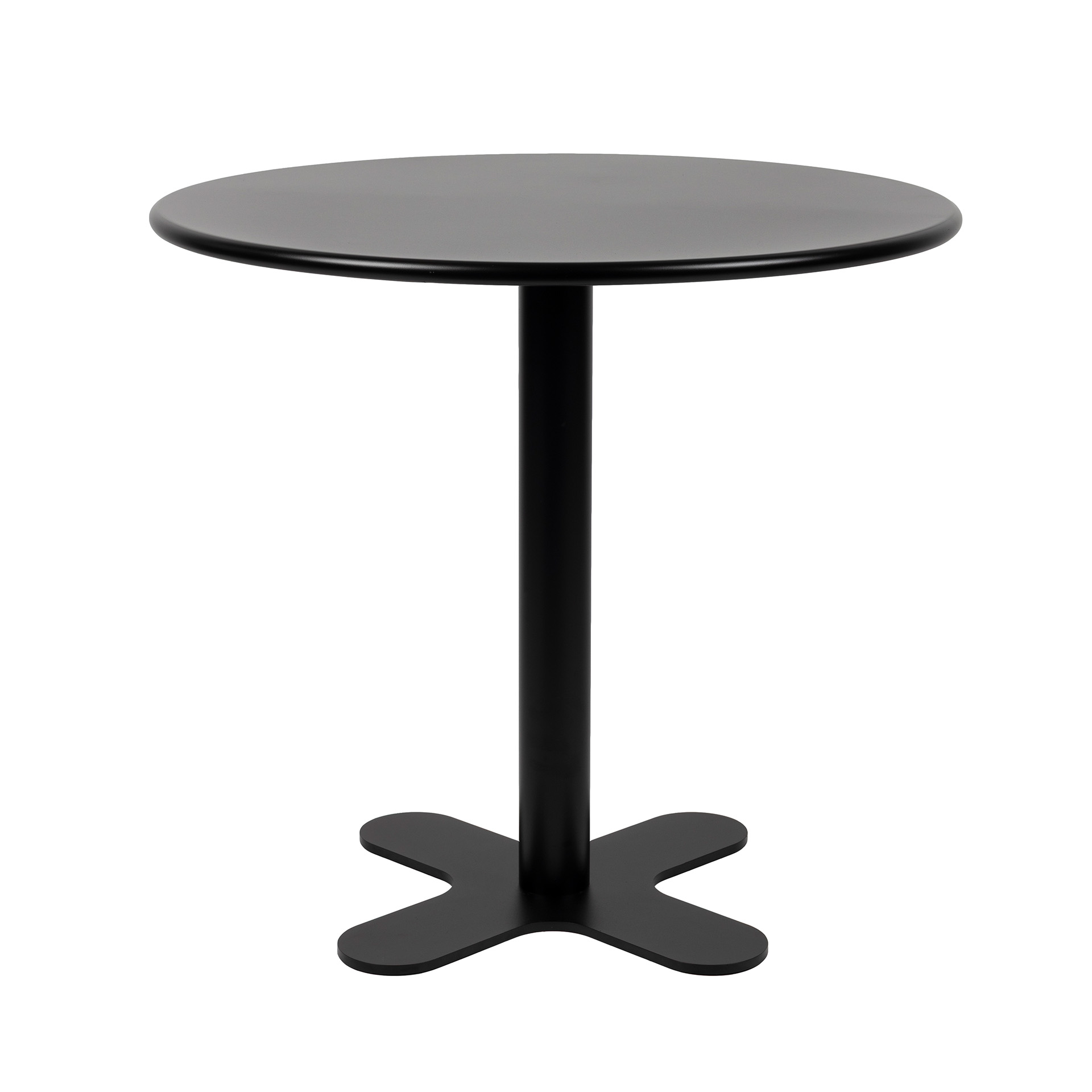 Image of Bistrotisch Zuiver Sanjay 80x80 cm, Schwarz, Rund, Neu Tisch - Perfekt für Café und Bistro