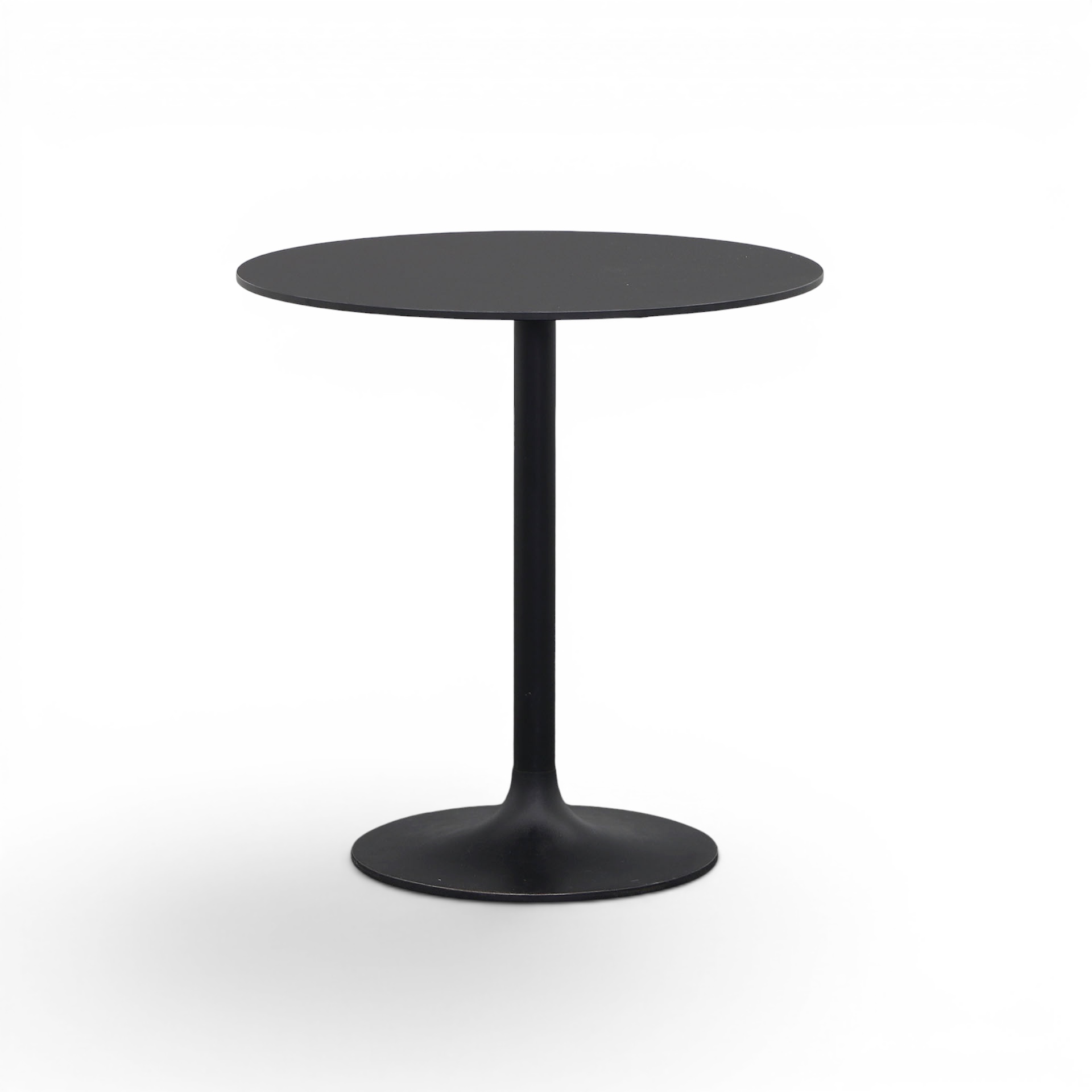 Bistrotisch 69x69 cm, Schwarz, Rund, Gut Tisch - Perfekt für Café und Bistro