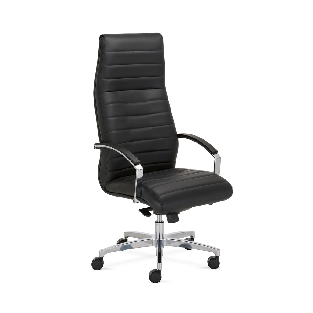 Leder Chefsessel Nowy Styl Lynx Highback (Gut, Schwarz)