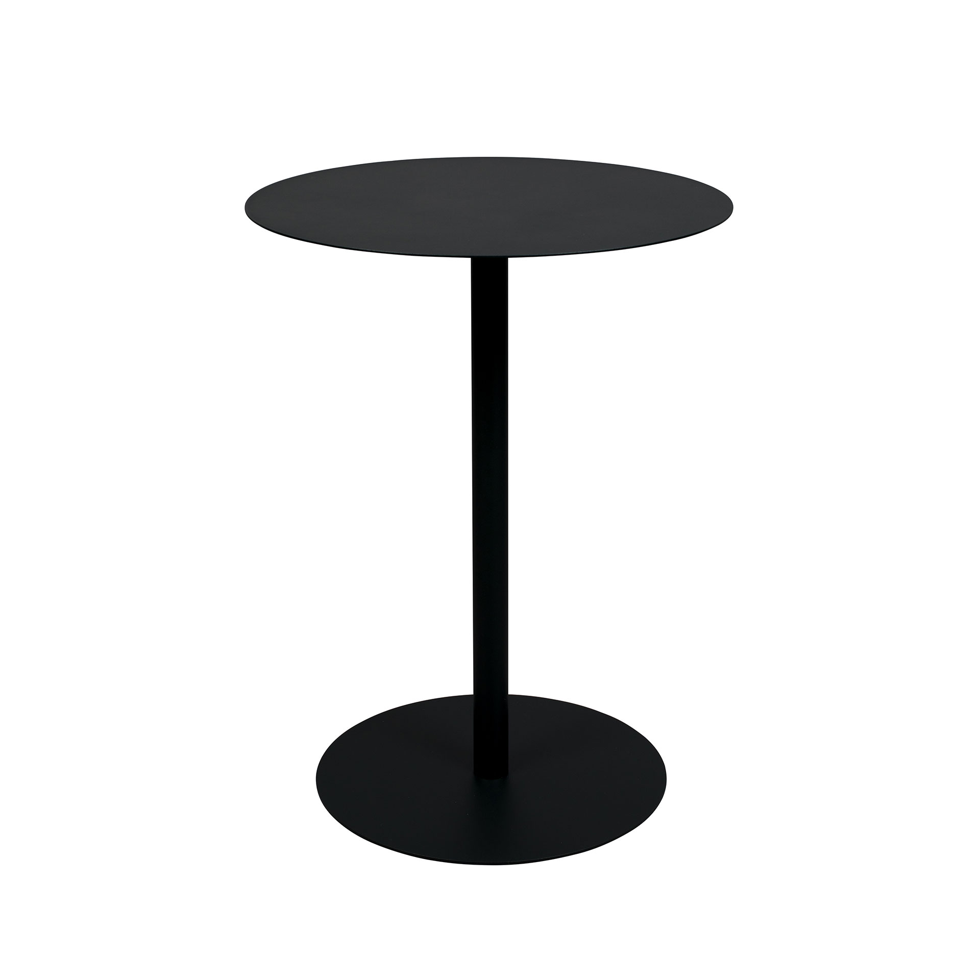 Image of Bistrotisch Zuiver Snow 57x57 cm, Schwarz, Rund, Neu Tisch - Perfekt für Café und Bistro